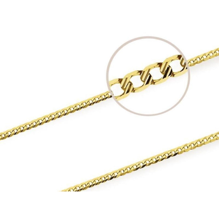 Złoty łańcuszek 375 SPLOT PANCERKA 55 CM 6,12g Złoty łańcuszek 375 SPLOT PANCERKA 55 CM 6,12g