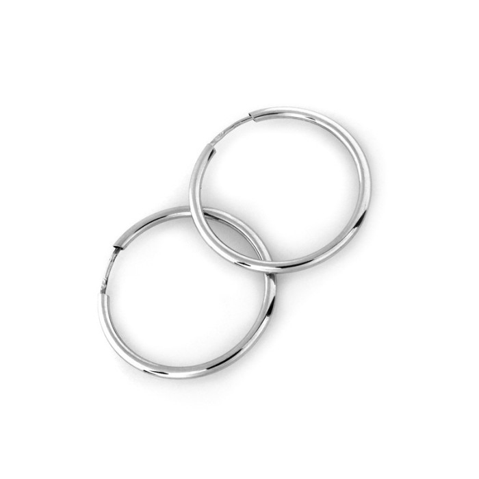 Kolczyki srebrne małe kółka 20mm Kolczyki srebrne małe kółka 20mm