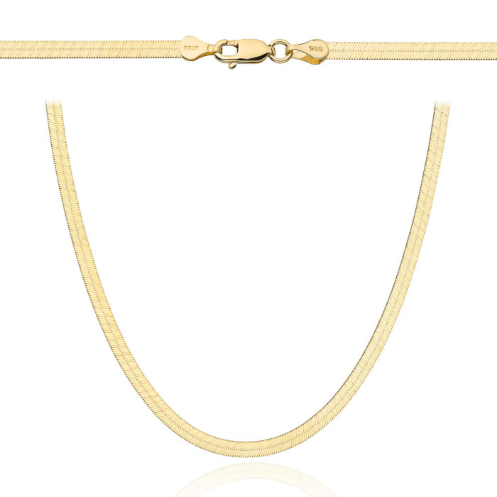 Łańcuch złoty taśma 42cm Łańcuch złoty taśma 42cm