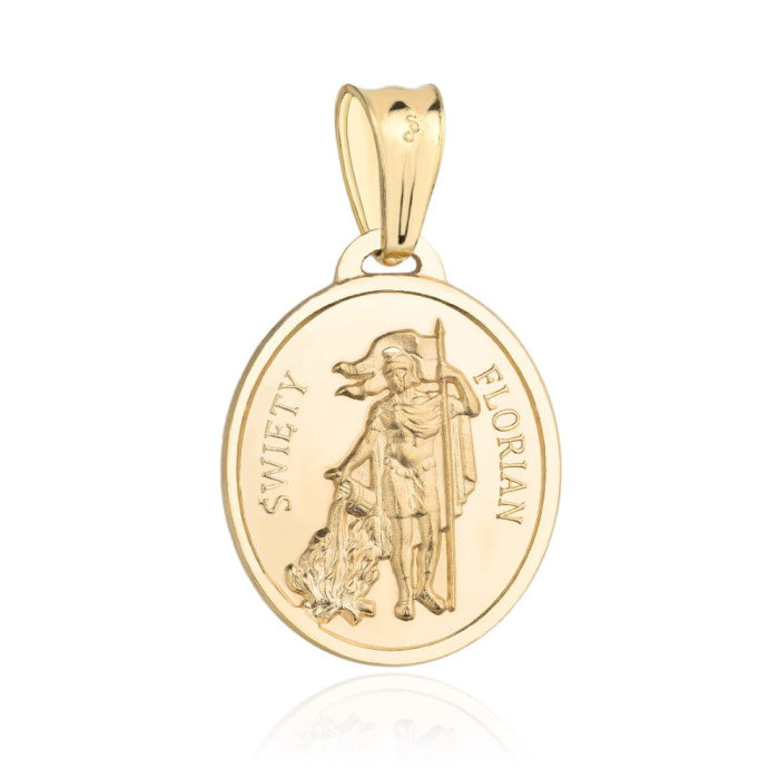 Medalik złoty 585 św. Florian Medalik złoty 585 św. Florian
