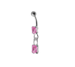 srebrny kolczyk piercing