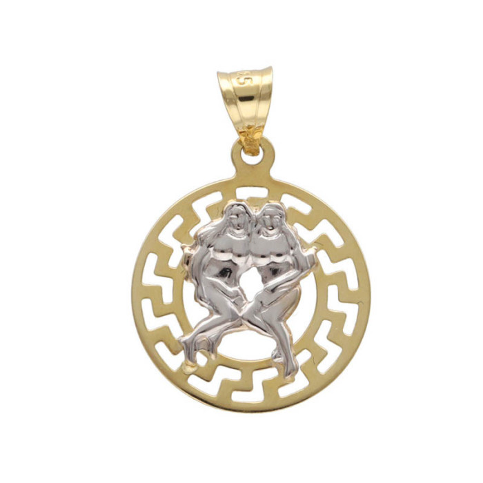 Złota zawieszka 585 znak zodiaku bliźnięta 0,83 g Złota zawieszka 585 znak zodiaku bliźnięta 0,83 g