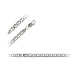 Srebrna bransoletka 925 łańcuszek 23 cm