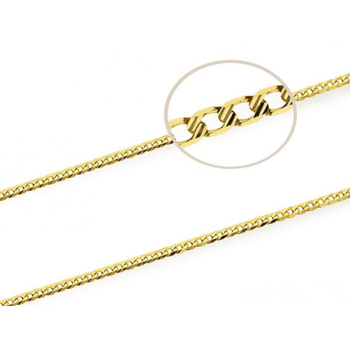 Złoty łańcuszek 375 SPLOT PANCERKA 45 CM 2,18g Złoty łańcuszek 375 SPLOT PANCERKA 45 CM 2,18g