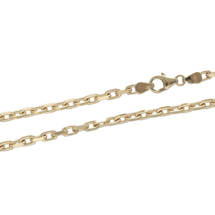 Złoty łańcuszek 585 elegancki splot ankier 50cm 9,90g Złoty łańcuszek 585 elegancki splot ankier 50cm 9,90g
