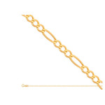 Złoty łańcuszek 585 SPLOT FIGARO 45cm 1,70g