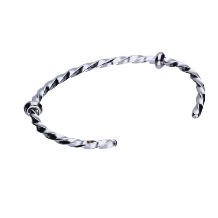 Srebrna bransoletka 925 z dwoma stoperami 11,50g Srebrna bransoletka 925 z dwoma stoperami 11,50g