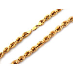 Łańcuch złoty 585 elegancki gruby popularny splot na czasie korda 10.7mm