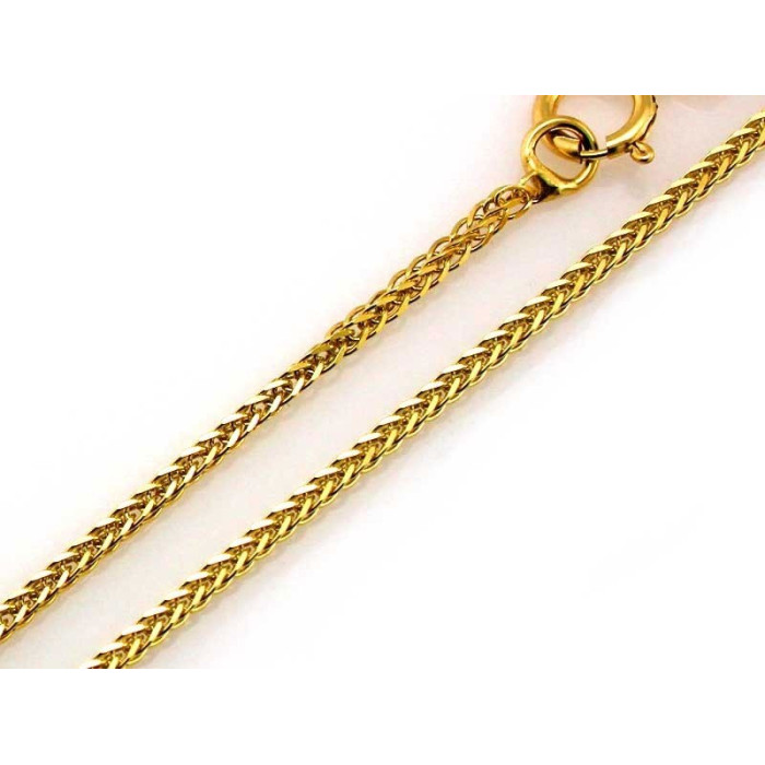 Złoty łańcuszek lisi ogon 375 diamentowany elegancki splot 0.8mm Złoty łańcuszek lisi ogon 375 diamentowany elegancki splot 0.8mm