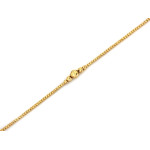 Złota bransoletka 375 z frezowanymi kulkami 19cm żółte złoto 9k