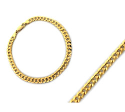 Bransoletka złota 585 pancerka 3.20mm modny splot s
