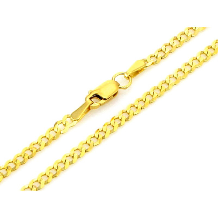 Masywny złoty łańcuch 585 splot pancerka pełny kuty 50-55cm 14k Masywny złoty łańcuch 585 splot pancerka pełny kuty 50-55cm 14k