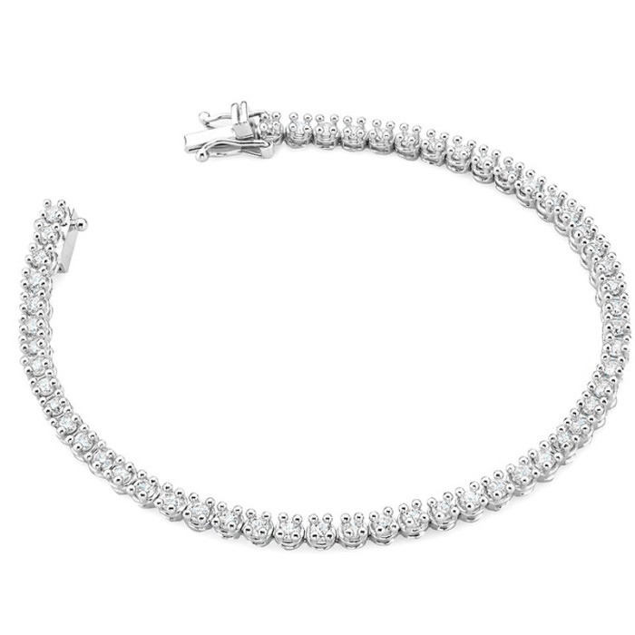 Złota bransoletka 585 z diamencikami 9,2g Złota bransoletka 585 z diamencikami 9,2g