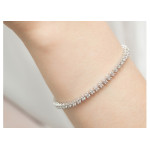 Złota bransoletka 585 z diamencikami 9,2g