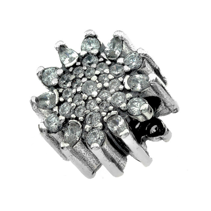 Charms ze srebra 925 do bransoletki wysadzany cyrkoniami na prezent Charms ze srebra 925 do bransoletki wysadzany cyrkoniami na prezent