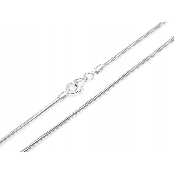 Srebrny łańcuszek 925 modny splot linka 55 cm Srebrny łańcuszek 925 modny splot linka 55 cm