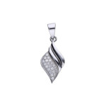 Srebrna zawieszka 925 elegancka z cyrkoniami 1,20g