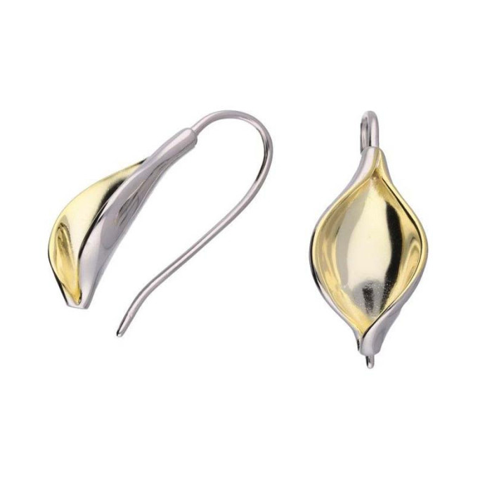 Srebrne pozłacane kolczyki 925 eleganckie 5,88g Srebrne pozłacane kolczyki 925 eleganckie 5,88g