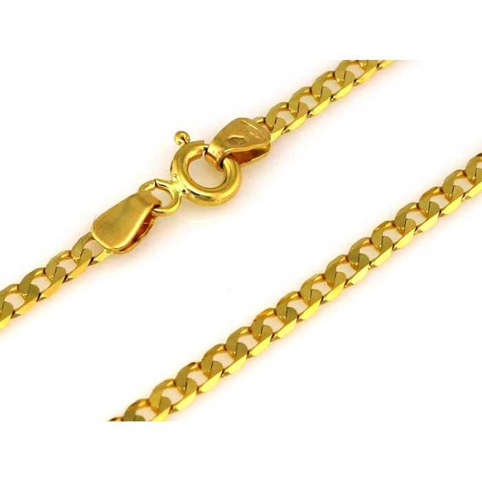 Złoty łańcuszek 585 pancerka 1.7mm Złoty łańcuszek 585 pancerka 1.7mm