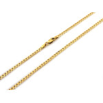 Złoty łańcuszek 585 pancerka szerokość 2.5mm długość 45-55cm 14k
