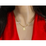 Niepowtarzalna złota zawieszka 585 znak zodiaku Koziorożec w żółtym złocie (14k)