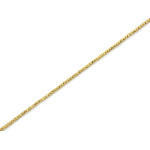 Złota bransoletka 585 z diamentowanymi kuleczkami, długość 20cm (14k)