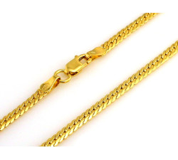 Oryginalny złoty łańcuszek 585 gruby splot 3.8mm 45cm 14k