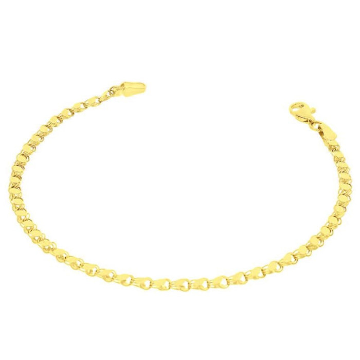 Złota bransoletka 585 ŁUSKI NA TAŚMIE 2,83g Złota bransoletka 585 ŁUSKI NA TAŚMIE 2,83g