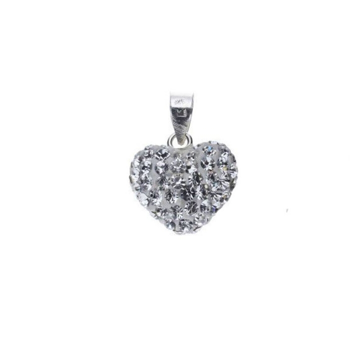 Srebrna zawieszka 925 serduszko z kryształkami 3,14g Srebrna zawieszka 925 serduszko z kryształkami 3,14g