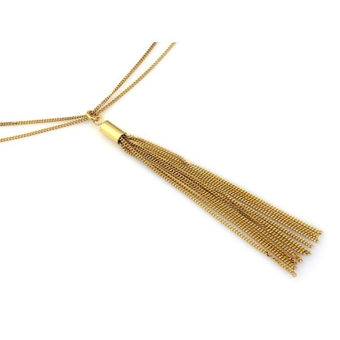 Srebrny naszyjnik 925 pozłacany łańcuszki chwost 6,36 g Srebrny naszyjnik 925 pozłacany łańcuszki chwost 6,36 g