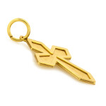 Klasyczny złoty krzyżyk 585 zawieszka wisiorek w minimalistycznym stylu 14k