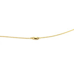 Modny złoty naszyjnik 585 o eleganckim designie, długość 42cm 14k