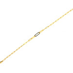 Złota modna bransoletka 585 łańcuszkowa z dużymi ogniwami długość 18cm 14k