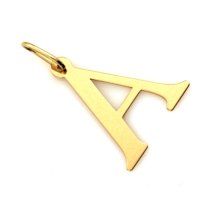 Złota zawieszka 585 literka A wisiorek personalizowany elegancki 14k Złota zawieszka 585 literka A wisiorek personalizowany elegancki 14k