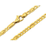 Masywny złoty łańcuch 585 pancerka uniwersalna długość 50cm 14k