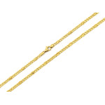 Masywny złoty łańcuch 585 pancerka uniwersalna długość 50cm 14k