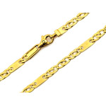Złoty łańcuszek 585 gruby oryginalny splot uniwersalny 50-55cm 14k