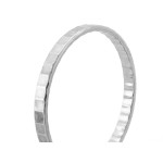 Srebrne kolczyki 925 koła zdobione średnica 36mm efektowne