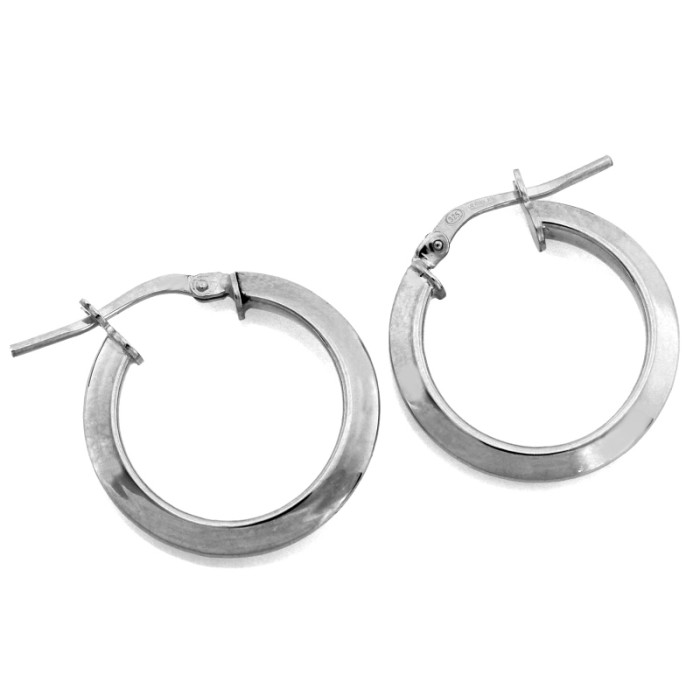 Klasyczne srebrne kolczyki 925 kółka średnica 22mm Klasyczne srebrne kolczyki 925 kółka średnica 22mm