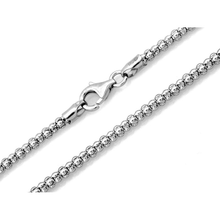 Klasyczny srebrny łańcuszek 925 typu coreana o szerokości 3mm i długości 45cm Klasyczny srebrny łańcuszek 925 typu coreana o szerokości 3mm i długości 45cm