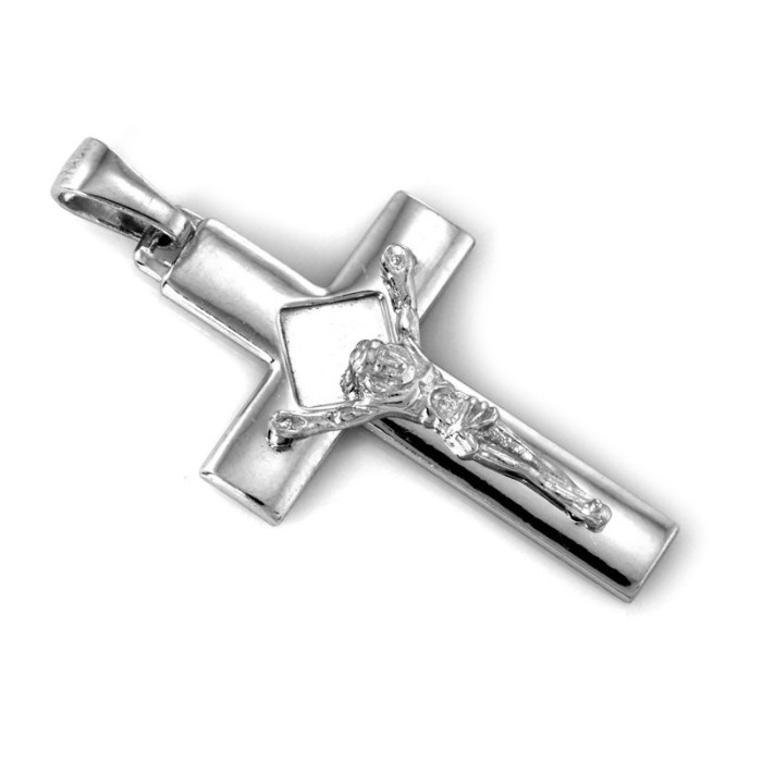 Srebrny krzyżyk 925 klasyczny zawieszka religijna Srebrny krzyżyk 925 klasyczny zawieszka religijna