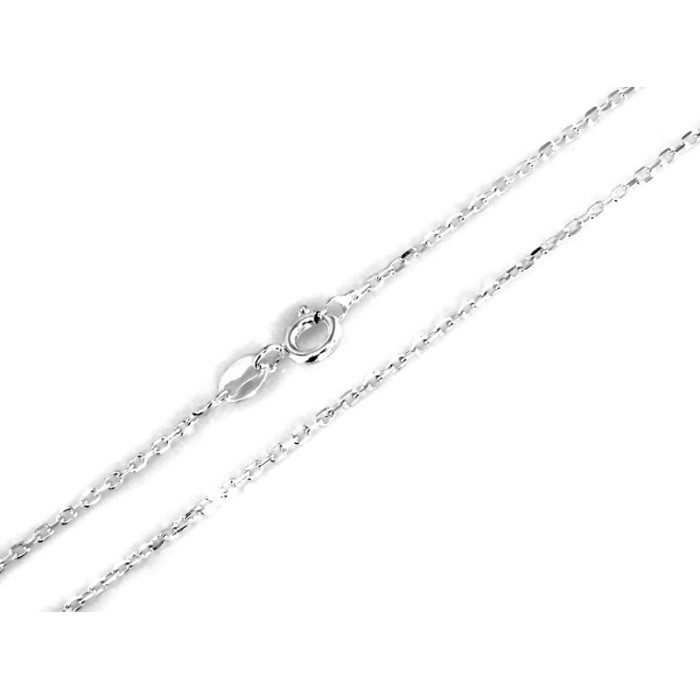 Srebrny łańcuszek 925 splot ankier szerokość 1.7mm na komunię klasyczny Srebrny łańcuszek 925 splot ankier szerokość 1.7mm na komunię klasyczny