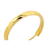 Minimalistyczne srebrne kolczyki 925 koła pozłacane średnica 24mm