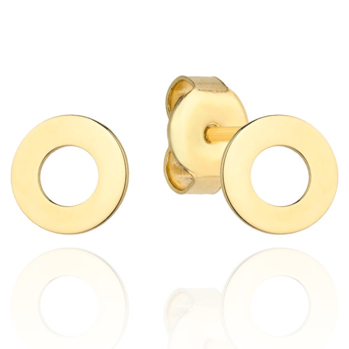 Kolczyki złoty 585 14kt ring kółeczka obręcze na sztyfcie delikatne wkrętki na prezent i co dzień Kolczyki złoty 585 14kt ring kółeczka obręcze na sztyfcie delikatne wkrętki na prezent i co dzień