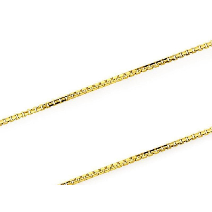 Złoty łańcuszek 585 klasyczny splot kostka 60 cm 2,82 g Złoty łańcuszek 585 klasyczny splot kostka 60 cm 2,82 g