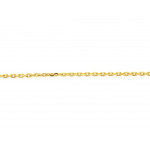 Popularny srebrny łańcuszek 925 pozłacany ankier 45-50cm