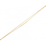 Złota bransoletka 585 podwójna łańcuszkowa elegancka klasyczna 20cm 14k