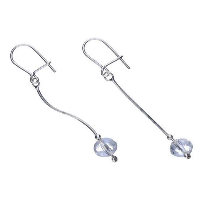Srebrne kolczyki 925 długie z kuleczkami 3,04g Srebrne kolczyki 925 długie z kuleczkami 3,04g