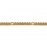 Złota bransoletka 375 błyszcząca z ruchomych elementów uniwersalna 19-20cm 9k