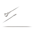 Srebrny łańcuszek 925 okrągła linka 50 cm